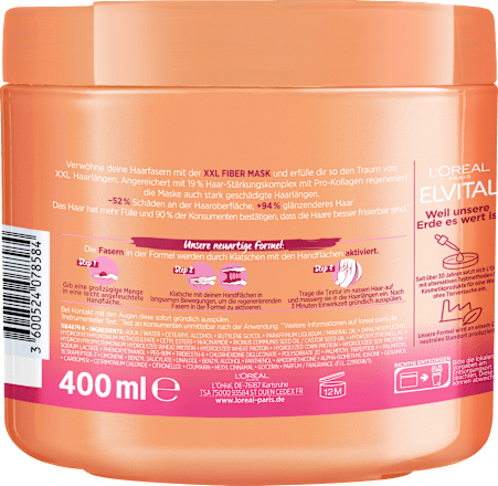 Dream length XXL Fiber Mask Haarmaske L'ORÉAL PARiS ELVITAL