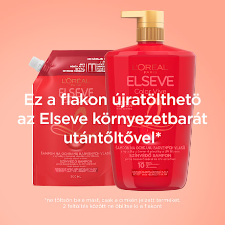 Sampon Color Vive, festett és melírozott hajra L'ORÉAL PARiS ELSEVE