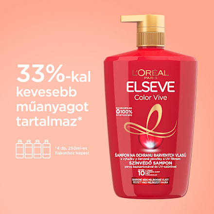 Sampon Color Vive, festett és melírozott hajra L'ORÉAL PARiS ELSEVE