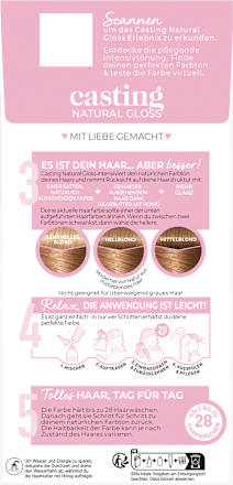 Intensivtönung Natural Gloss 823 Helles Latte-Blond  L'ORÉAL PARiS CASTING Crème Gloss