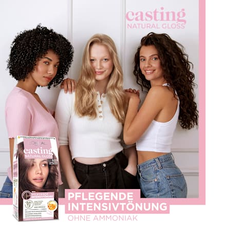 Intensivtönung Natural Gloss 523 Haselnuss Hellbraun  L'ORÉAL PARiS CASTING Crème Gloss