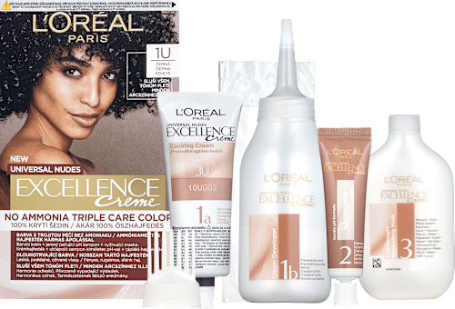 Farba na vlasy Universal Nudes - 1U čierna L'ORÉAL PARiS EXCELLENCE Creme