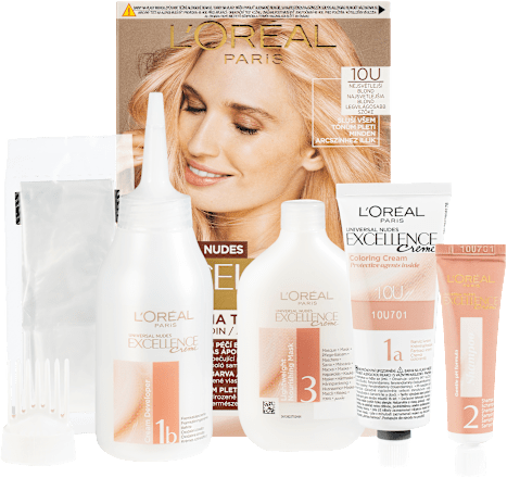 Farba na vlasy Universal Nudes - 10U najsvetlejšia blond L'ORÉAL PARiS EXCELLENCE Creme