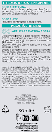 Bright Reveal Siero anti-macchie con Niacinamide e Acido Ammino-Solfonico L'ORÉAL PARiS