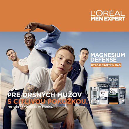 Denný pleťový krém Magnesium Defence Hypoallergenic L'ORÉAL PARiS MEN EXPERT