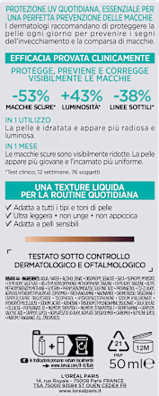 Fluido UV anti-macchie Bright Reveal SPF50+ L'ORÉAL PARiS