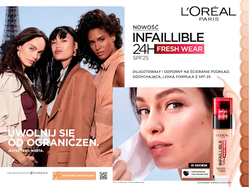 Infaillible Fresh Wear Foundation Długotrwały podkład do twarzy 220 Sand L'ORÉAL PARiS