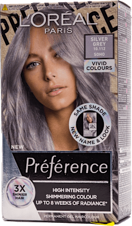 Boja za kosu VIVID COLOURS - SILVER GREY 10.112 SOHO L'ORÉAL PARiS PRÉFÉRENCE