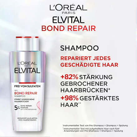 Shampoo Bond Repair Anti-Haarschäden L'ORÉAL PARiS ELVITAL