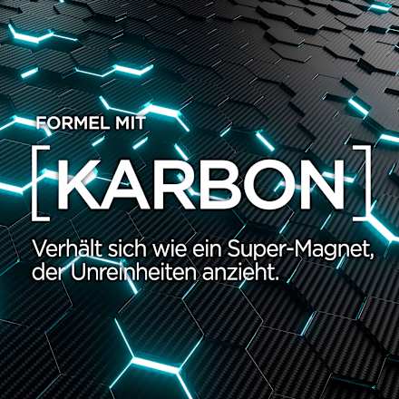 Duschgel Pure Carbon mit Karbon, Multi Action 5in1 L'ORÉAL PARiS MEN EXPERT