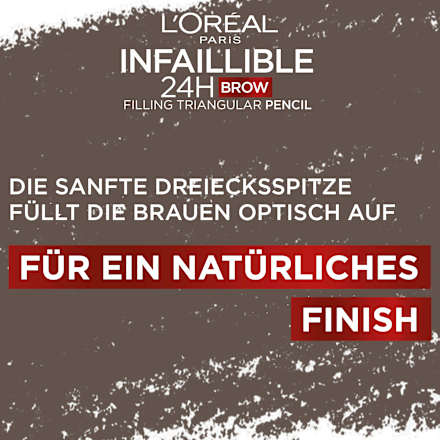 Augenbrauenstift Infaillible Brows 24h Filling Triangular 3.0 Brunette L'ORÉAL PARiS