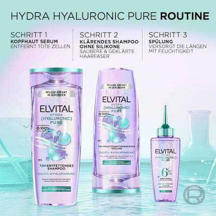 Shampoo Hydra [Hyaluronic] Pure L'ORÉAL PARiS ELVITAL