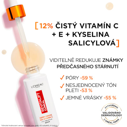 pleťové sérum Revitalift Clinical s vitamínem C L'ORÉAL PARiS REVITALIFT