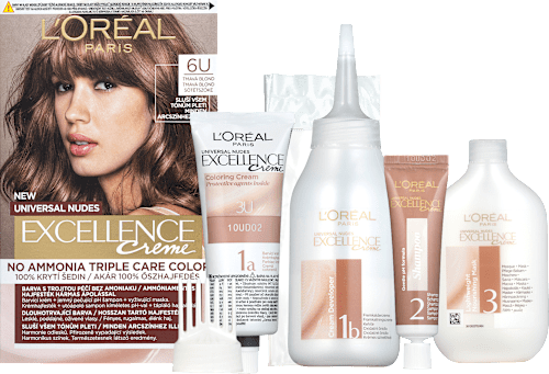 Farba na vlasy Universal Nudes - 6U tmavá blond L'ORÉAL PARiS EXCELLENCE Creme
