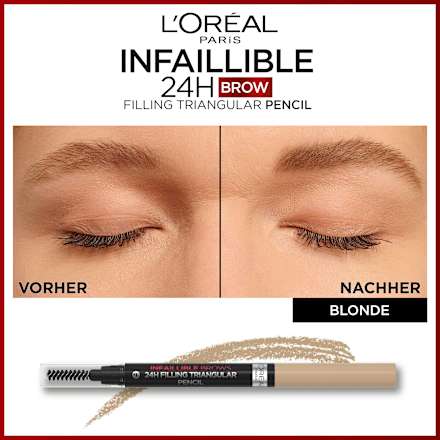 Augenbrauenstift Infaillible Brows 24h Filling Triangular 7.0 Blonde L'ORÉAL PARiS