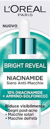 Bright Reveal Siero anti-macchie con Niacinamide e Acido Ammino-Solfonico L'ORÉAL PARiS
