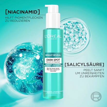 Serum in Cleanser Bright Reveal Niacinamid+Salicylsäure L'ORÉAL PARiS REVITALIFT
