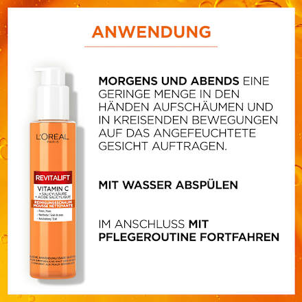 Reinigungsschaum Revitalift Clinical Vitamin C L'ORÉAL PARiS REVITALIFT
