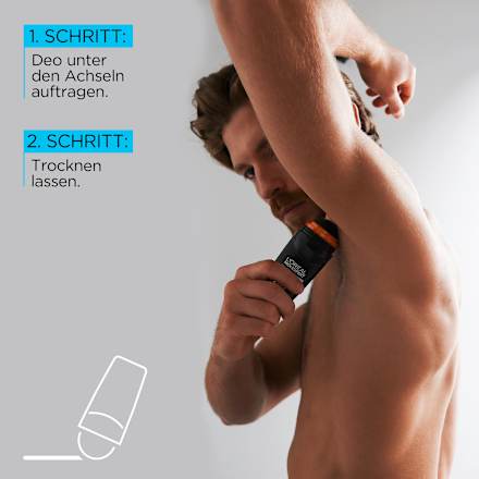 Antitranspirant Deo Roll-on Carbon Protect L'ORÉAL PARiS MEN EXPERT