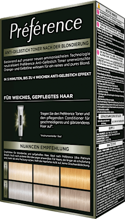 Haartoner 01 Platinum Ice L'ORÉAL PARiS PRÉFÉRENCE