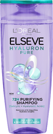  Šampon za masno tjeme i suhe vrhove Hyaluron Pure Purifying L'ORÉAL PARiS ELSEVE