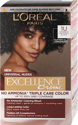 Boja za kosu UNIVERSAL NUDES – 1U UNIVERSAL BLACK L'ORÉAL PARiS EXCELLENCE Creme