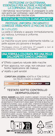 Fluido viso UV Bright Reveal illuminante SPF50 - colorazione chiara L'ORÉAL PARiS