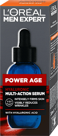 Multifunkčné pleťové sérum Power Age s kyselinou hyalurónovou L'ORÉAL PARiS MEN EXPERT