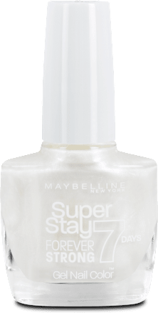 Nagellack Super Stay Forever Strong 7 Days 077 Blanc Nacré Fearly White MAYBELLINE NEW YORK