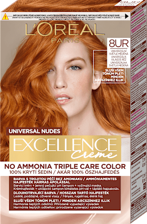 Farba na vlasy Universal Nudes - 8UR univerzálna svetlá medená L'ORÉAL PARiS EXCELLENCE Creme