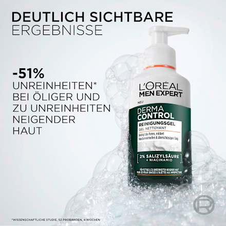Reinigungsgel Derma Control L'ORÉAL PARiS MEN EXPERT