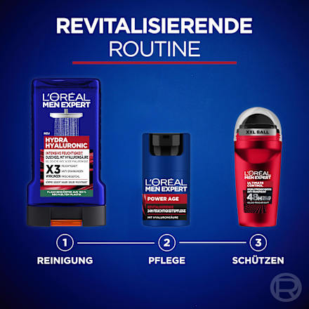 Duschgel Hyaluronic Power L'ORÉAL PARiS MEN EXPERT