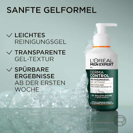 Reinigungsgel Derma Control L'ORÉAL PARiS MEN EXPERT
