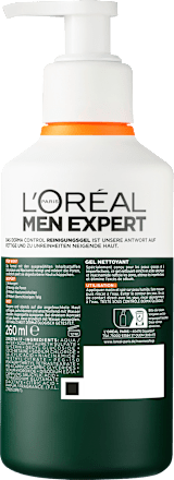 Reinigungsgel Derma Control L'ORÉAL PARiS MEN EXPERT