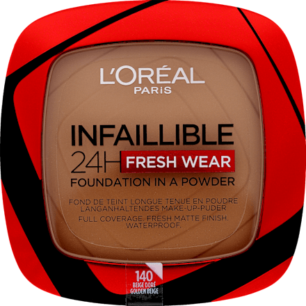 INFAILLIBLE 24H FRESH WEAR kompaktni puder – 140 Neutral  L'ORÉAL PARiS