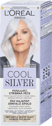 barva na vlasy Cool Silver, zářivá bílá L'ORÉAL PARiS