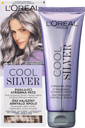 barva na vlasy Cool Silver, oslnivá stříbrná L'ORÉAL PARiS