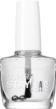 Nagellack Super Stay Forever Strong 7 Days 025 Base Transparent Crystal Clear MAYBELLINE NEW YORK