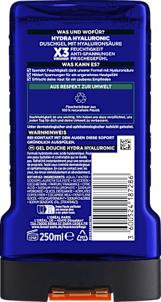 Duschgel Hyaluronic Power L'ORÉAL PARiS MEN EXPERT