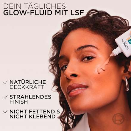 Fluid Glow Bright Reveal Getönt Mittel LSF 50 L'ORÉAL PARiS REVITALIFT
