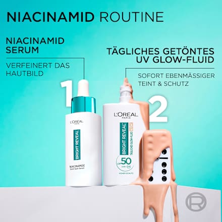 Fluid Glow Bright Reveal Getönt Hell LSF 50 L'ORÉAL PARiS REVITALIFT