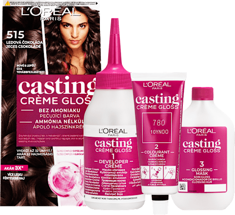 barva na vlasy 515 Ledová čokoláda L'ORÉAL PARiS CASTING Crème Gloss