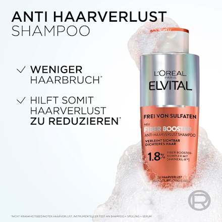 Shampoo Fiber Booster L'ORÉAL PARiS ELVITAL