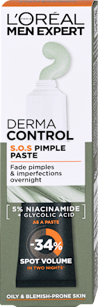Pleťová pasta na akné Derma Control S.O.S. Pimple Paste  L'ORÉAL PARiS MEN EXPERT
