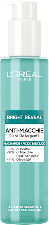 Gel siero detergente anti-macchie Bright Reveal con niacinamide e acido salicilico L'ORÉAL PARiS