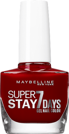 Nagellack Super Stay Strong 7 Days 501 Rouge Laqué Cherry Sin MAYBELLINE NEW YORK
