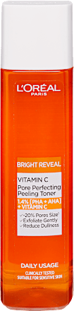 Bright Reveal Vitamin C Pore Perfecting Peeling Toner 1,4% (PHA+AHA)+Vitamin C L'ORÉAL PARiS REVITALIFT
