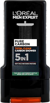 PURE CARBON TOTAL CLEAN 5IN1 gel za tuširanje L'ORÉAL PARiS MEN EXPERT