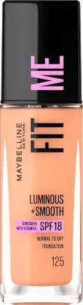 Foundation Fit Me! 125 Nude Beige MAYBELLINE NEW YORK