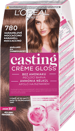 Farba na vlasy - 780 karamel mocca L'ORÉAL PARiS CASTING Crème Gloss